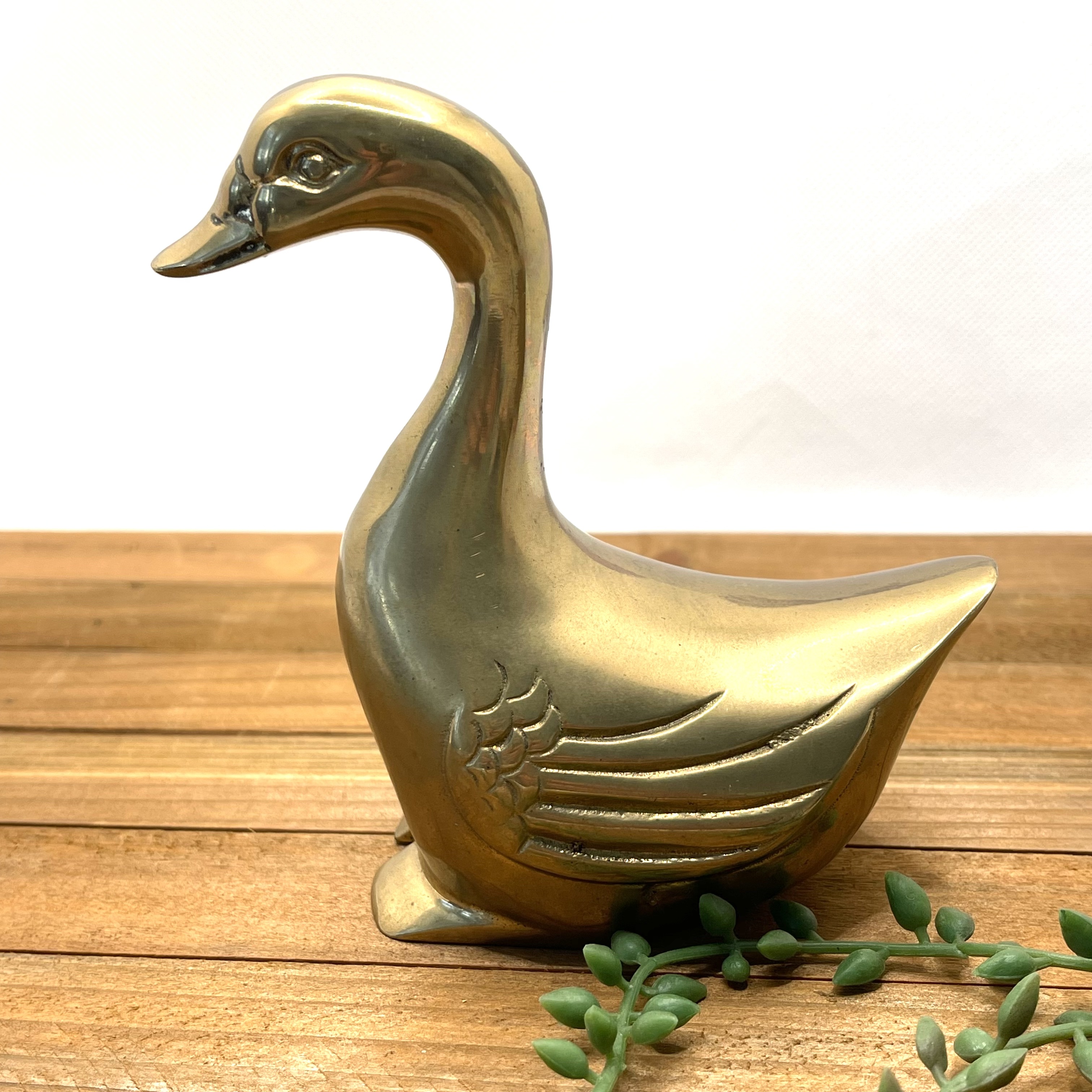Brass Duck Figurine
